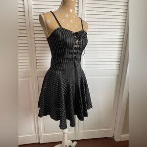 NWT Romwe striped dress Sz S